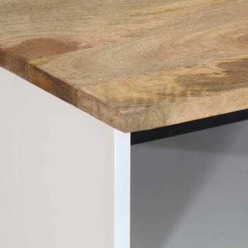 Stylish TV Cabinet - Solid Mango Wood | HipoMarket UK