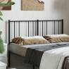 Metal Headboard Black 140 cm Colour black Size 140 cm Quantity in Package 1 