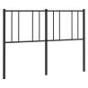 Stylish Black Metal Headboard 140 cm | Sturdy & Elegant Design