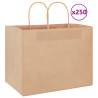  Paper Bags 250 pcs with Handles Brown 32x22x24 cm Colour brown Size 32 x 22 x 24 cm Quantity in Package 250 