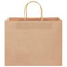 Eco-Friendly Paper Bags with Handles - 250 pcs Brown