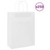  Paper Bags 250 pcs with Handles White 26x12x35 cm Colour white Size 26 x 12 x 35 cm Quantity in Package 250 