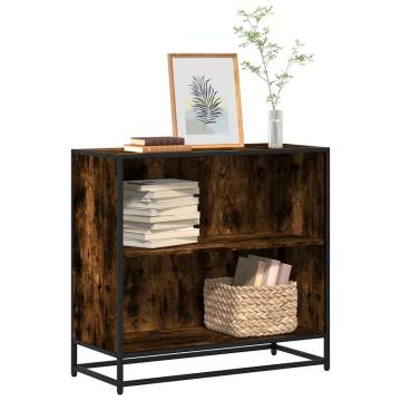 Book Cabinet Smoked Oak - Stylish Storage Solution | HipoMarket