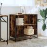 Book Cabinet Smoked Oak - Stylish Storage Solution | HipoMarket