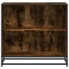 Book Cabinet Smoked Oak - Stylish Storage Solution | HipoMarket