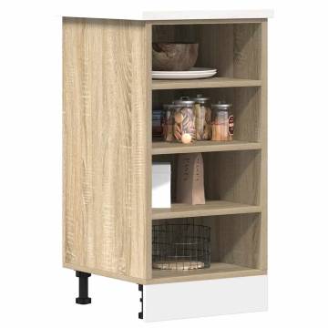 Bottom Cabinet Sonoma Oak - Ample Storage & Modern Design