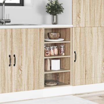 Bottom Cabinet Sonoma Oak - Ample Storage & Modern Design