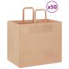  Paper Bags 50 pcs with Handles Brown 32x22x28 cm Colour brown Size 32 x 22 x 28 cm Quantity in Package 50 