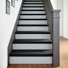 Dark Brown Solid Oak Stair Treads - 8 pcs - 80x30 cm