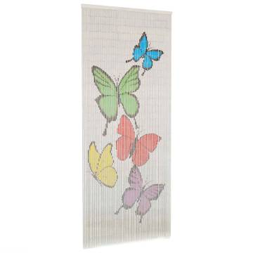 Insect Door Curtain Bamboo 90x200 cm - Natural Insect Barrier