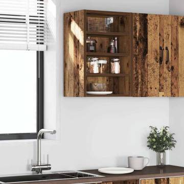 Hanging Cabinet Old Wood 40x29.5x60 cm - Space Saver