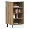  Bottom Cabinet Artisan Oak 40x44.5x81.5 cm Engineered Wood Colour artisan oak Quantity in Package 1 Model 1x bottom cabinet (4 shelves) 40 cm Number of 