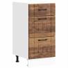 Lucca Old Wood Kitchen Base Cabinet - Durable & Stylish Storage