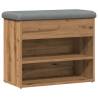 Shoe Bench Artisan Oak - Stylish Storage Solution | HipoMarket