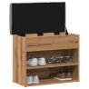 Shoe Bench Artisan Oak - Stylish Storage Solution | HipoMarket