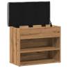 Shoe Bench Artisan Oak - Stylish Storage Solution | HipoMarket