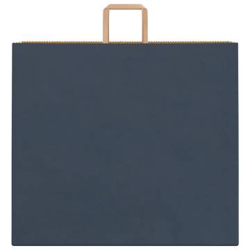 Durable Blue Paper Bags 50 pcs - Eco-Friendly & Versatile