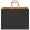 Paper Bags 250 pcs Black with Handles | Eco-Friendly Packaging