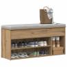  Shoe Bench Artisan Oak 102x30.5x45 cm Engineered Wood Colour artisan oak Quantity in Package 1 Number of Number of shelves 