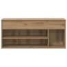 Shoe Bench Artisan Oak - Stylish & Functional Storage Solution