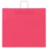 Pink Paper Bags with Handles - 50 pcs - Eco-Friendly Packaging