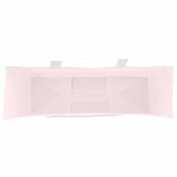 Pink Paper Bags with Handles - 50 pcs - Eco-Friendly Packaging