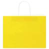 250 Yellow Paper Bags with Handles - Durable & Eco-Friendly