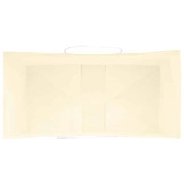 250 Yellow Paper Bags with Handles - Durable & Eco-Friendly