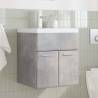 2 Piece Concrete Grey Bathroom Furniture Set | Stylish & Durable