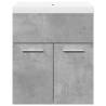 2 Piece Concrete Grey Bathroom Furniture Set | Stylish & Durable