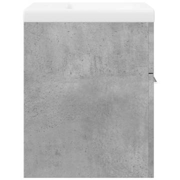 2 Piece Concrete Grey Bathroom Furniture Set | Stylish & Durable