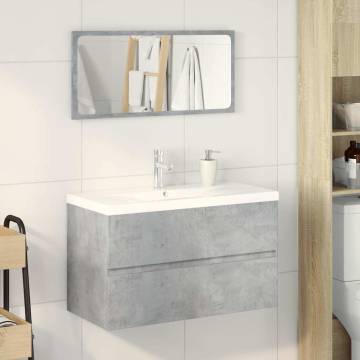 3 Piece Concrete Grey Bathroom Furniture Set – Stylish & Durable