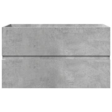 3 Piece Concrete Grey Bathroom Furniture Set – Stylish & Durable