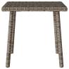 Garden Coffee Table Rectangular Grey - Durable Poly Rattan