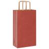 Red Paper Bags with Handles - 250 pcs | Eco-Friendly Packaging