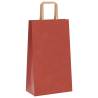 Red Paper Bags with Handles - 250 pcs | Eco-Friendly Packaging