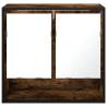 Bathroom Mirror Cabinet Smoked Oak 65x20x60 cm - Stylish & Durable