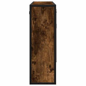 Bathroom Mirror Cabinet Smoked Oak 65x20x60 cm - Stylish & Durable