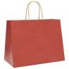 Red Paper Bags with Handles - 250 pcs | Eco-Friendly Packaging