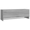 Stylish Grey Sonoma Wardrobe - 100x32.5x35 cm | HipoMarket