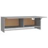 Stylish Grey Sonoma Wardrobe - 100x32.5x35 cm | HipoMarket