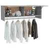 Stylish Grey Sonoma Wardrobe - 100x32.5x35 cm | HipoMarket