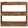 Book Cabinet Room Divider - Old Wood 80x30x72 cm | HipoMarket