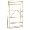 Bamboo Clothes Rack with Shelves - Natural Storage Solution