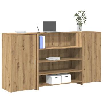 Reception Desk Artisan Oak | Durable & Versatile Design