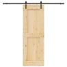  Sliding Door with Hardware Set 80x210 cm Solid Wood Pine Size 80 x 210 cm (213.5 cm) Quantity in Package 1 Model square 