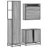 3 Piece Grey Sonoma Bathroom Furniture Set | Durable & Stylish