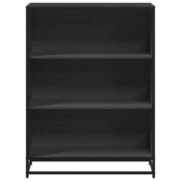 Book Cabinet Black 80.5x35x107.5 cm | Stylish Storage Solution