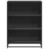 Book Cabinet Black 80.5x35x107.5 cm | Stylish Storage Solution