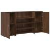 Reception Desk Brown Oak 200x50 cm | Durable & Stylish Design